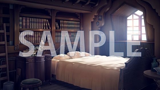 サンプル画像1:【背景素材】寝室（6267_bg05）【時間差分あり】(XERO) [d_474061]