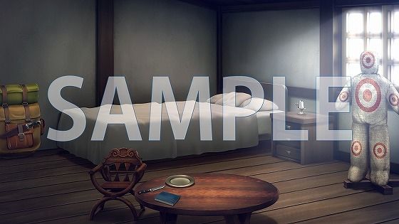 サンプル画像1:【背景素材】戦士の部屋（6267_bg07）【時間差分あり】(XERO) [d_474065]