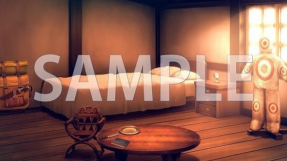 サンプル画像2:【背景素材】戦士の部屋（6267_bg07）【時間差分あり】(XERO) [d_474065]