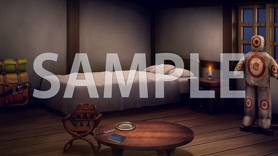 サンプル画像3:【背景素材】戦士の部屋（6267_bg07）【時間差分あり】(XERO) [d_474065]