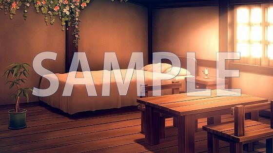 サンプル画像2:【背景素材】僧侶の部屋（6267_bg08）【時間差分あり】(XERO) [d_474074]