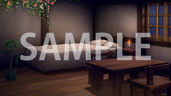 サンプル画像3:【背景素材】僧侶の部屋（6267_bg08）【時間差分あり】(XERO) [d_474074]