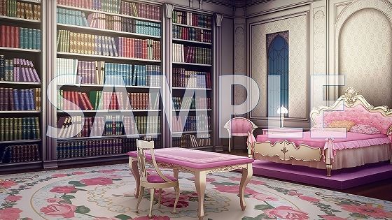 サンプル画像3:【背景素材】読書家の女の子の部屋（6267_bg10a）【時間差分あり】(XERO) [d_474077]