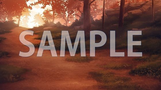 サンプル画像2:【背景素材】街道（6267_bg12a）【時間差分あり】(XERO) [d_474086]