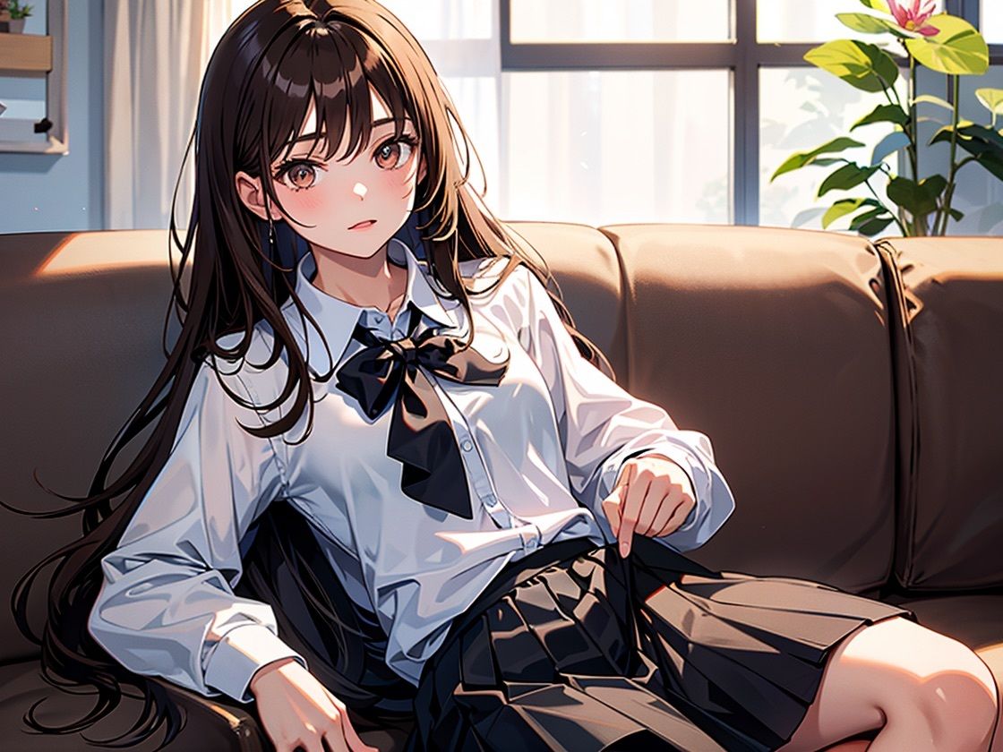 サンプル画像1:女子◯生を卒業式後に素股体験！！人生初の生中出し「ヌルッと生挿入」(美人の集い) [d_474211]