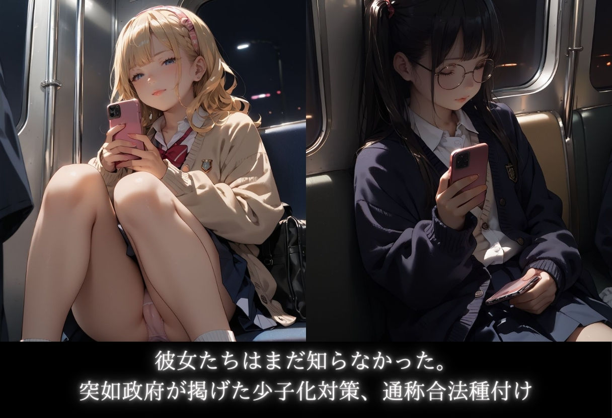 サンプル画像3:少子化対策発足【合法種付け】痴●電車編(鴨の家) [d_474215]