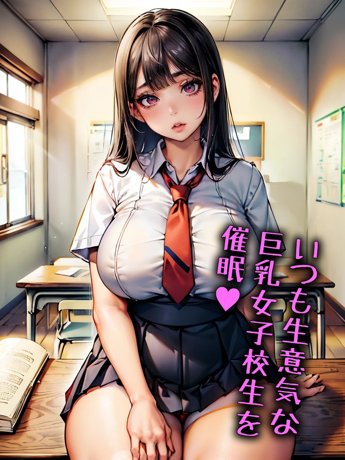 サンプル画像2:催●おじさんに支配されて中出しされる巨乳女子校生(School Beauty Lab.) [d_474219]