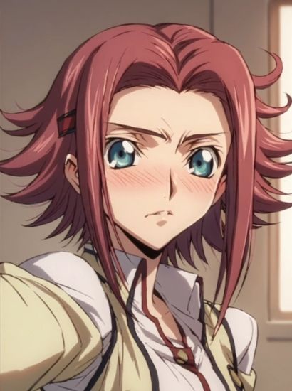 サンプル画像1:コードギアスの紅月カレンから送られてきた自撮り写真(自撮りサークル  イカスミ工房) [d_474315]