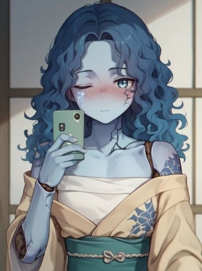 サンプル画像1:エルデンリングのラニから送られてきた自撮り写真(自撮りサークル  イカスミ工房) [d_474323]