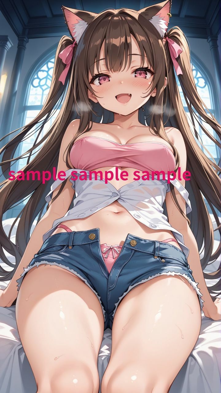 サンプル画像1:異世界転生！相手を発情させるスキルでハーレムを築いてやる！猫耳娘1(みやふじ屋) [d_474532]