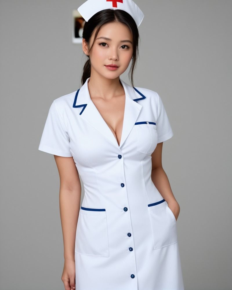 美人で話題のナースさんを集めた写真集のサンプル画像 6