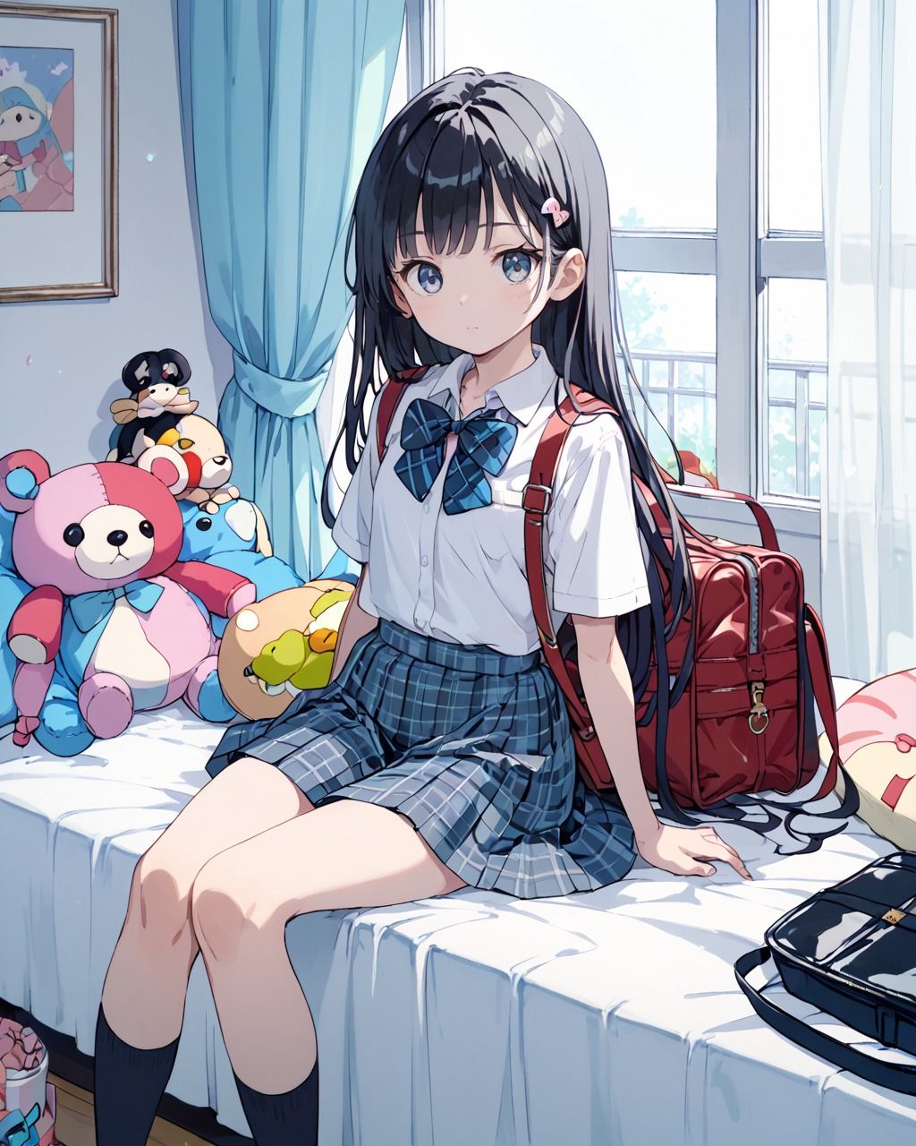 サンプル画像1:通勤中に出会う大人しそうな女子校生に中出ししてみた(かわいいイチゴ) [d_474663]