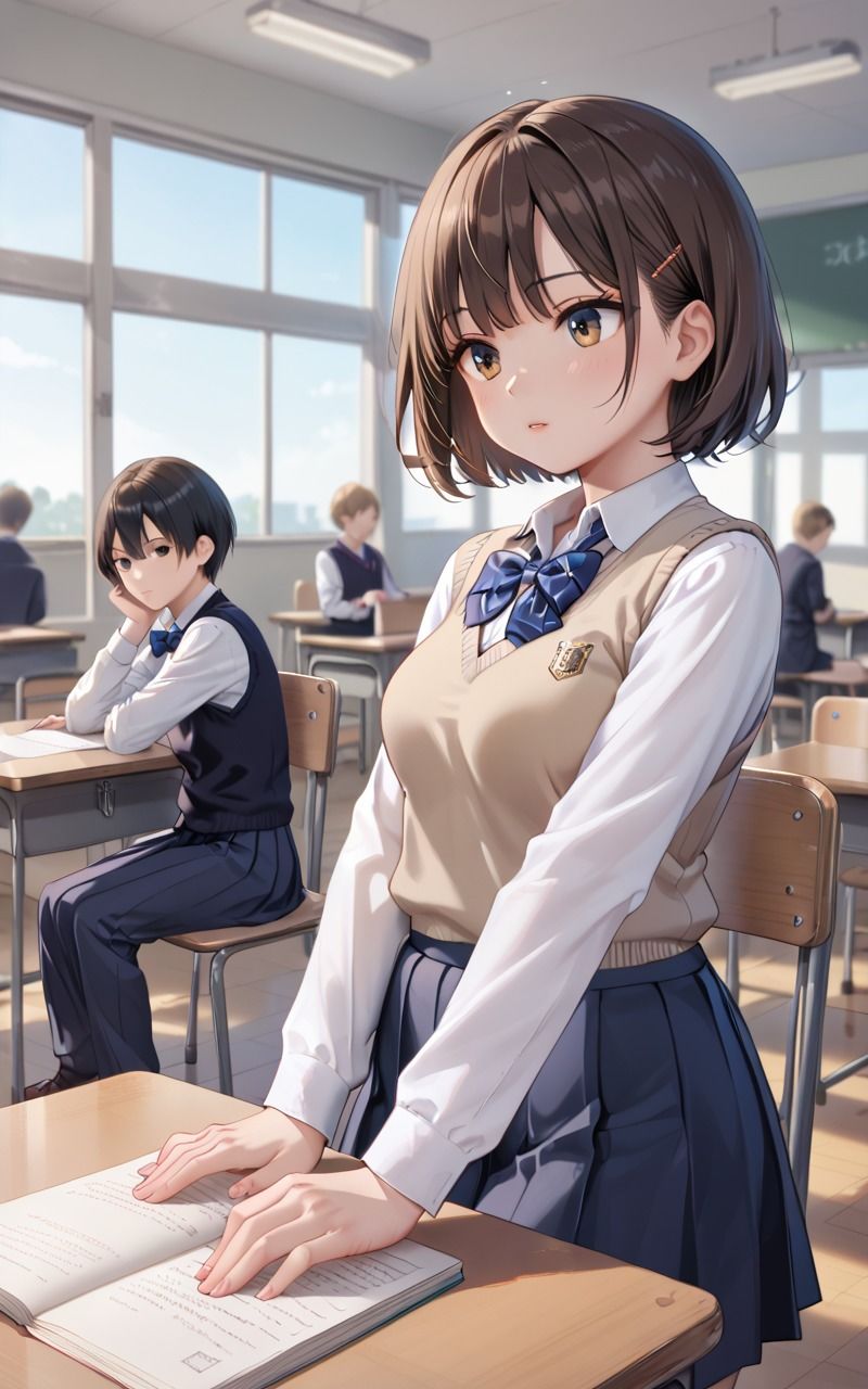 サンプル画像1:女子校生と教師の俺が禁断SEX(キューピー) [d_474685]