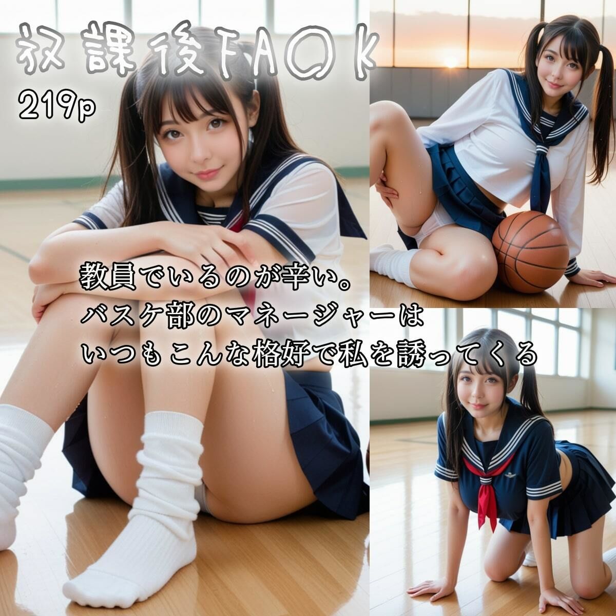 サンプル画像1:汗かきマネージャー放課後FA〇K〜私のトロトロおま〇こに出して〜(ぷよんぷよんスライム) [d_474687]