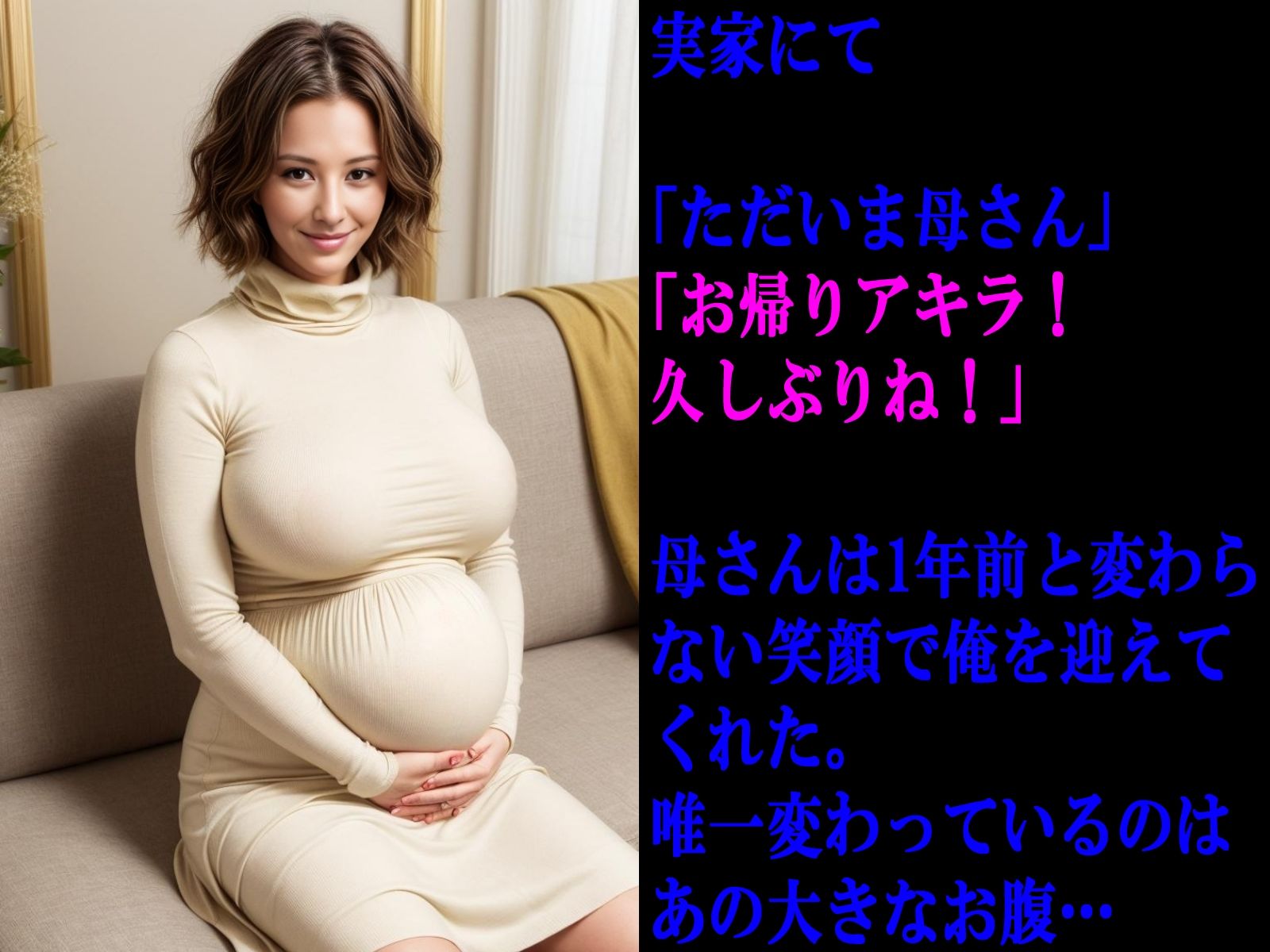 サンプル画像4:母親NTR〜久しぶりに帰省したら大好きな母が弟の子供を妊娠していた件〜(XYZヒロインズ) [d_474756]