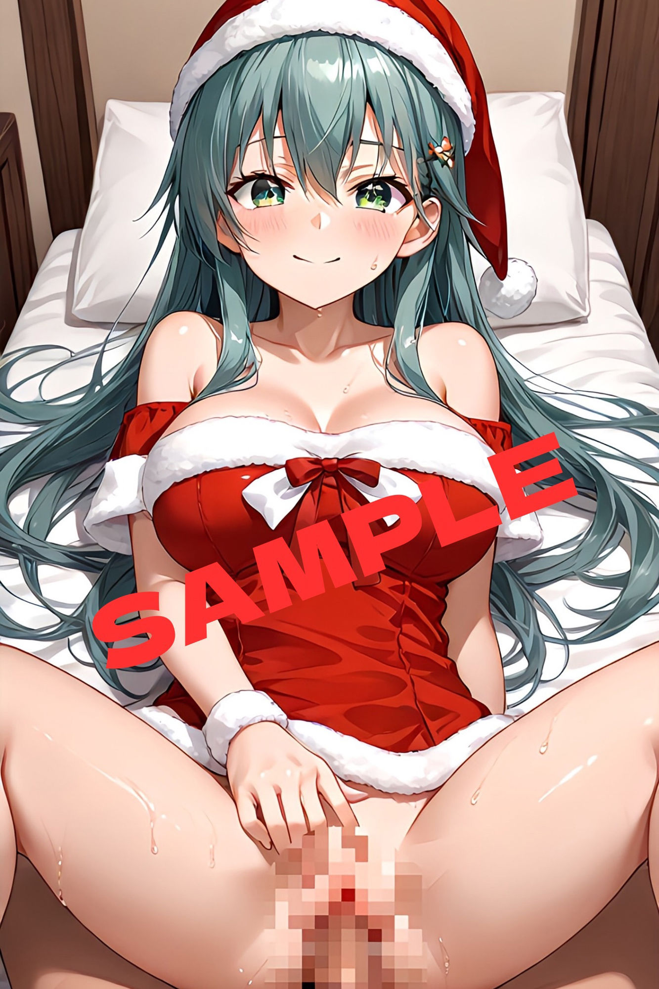 サンプル画像4:鈴谷とイチャラブ＆コスプレ中出しSEX(かわいあい) [d_474784]