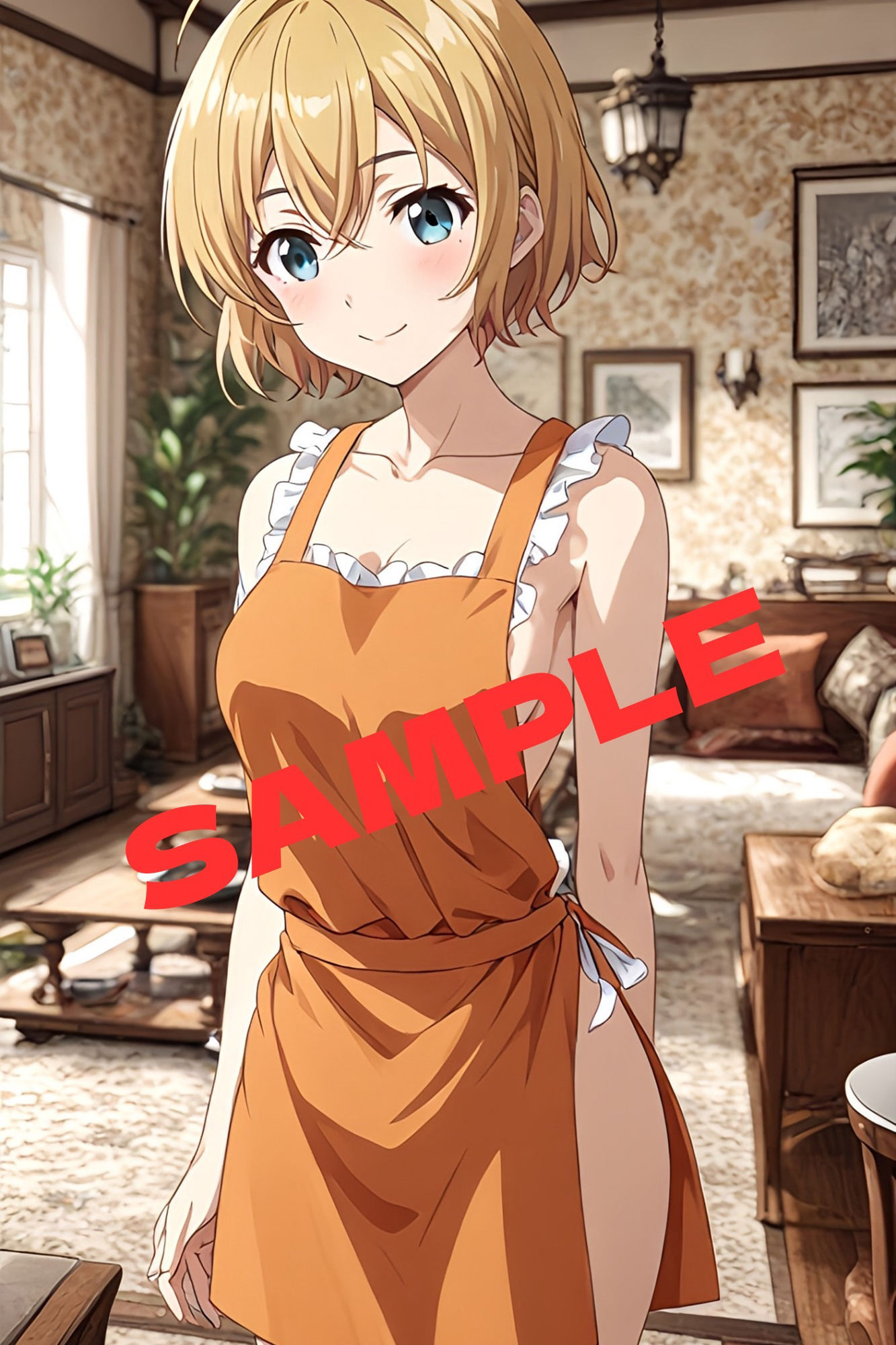 サンプル画像3:かのかり 裸エプロン＆ひたすらセックス(かわいあい) [d_474787]