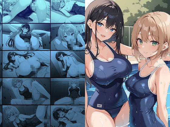 サンプル画像1:水泳部の秘密を覗いてしまった臨時コーチは、スク水美少女たちの玩具にされました(ニート印刷所) [d_474788]