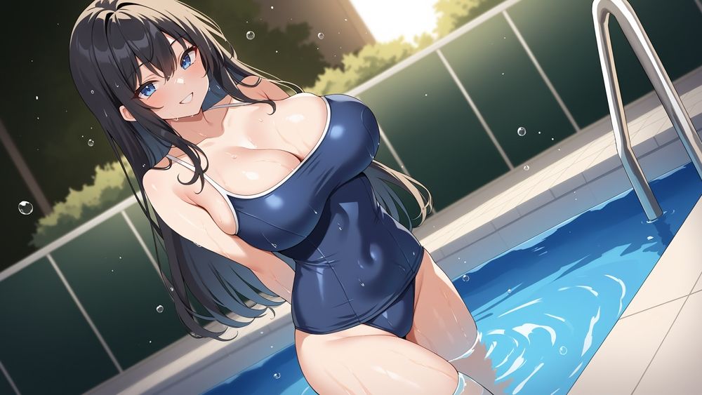 サンプル画像6:水泳部の秘密を覗いてしまった臨時コーチは、スク水美少女たちの玩具にされました(ニート印刷所) [d_474788]