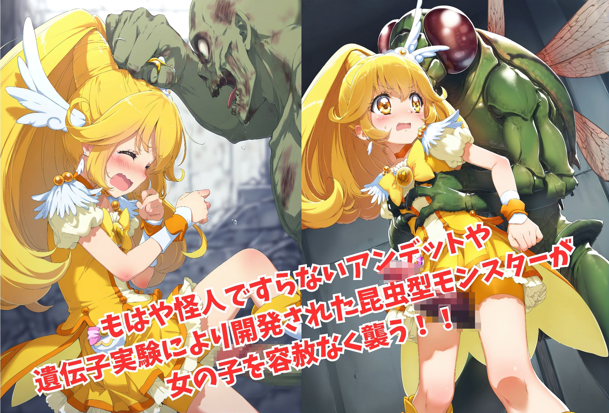 サンプル画像2:がんばれ！ピースちゃん☆(絵心あいのAI生成アトリエ) [d_474894]