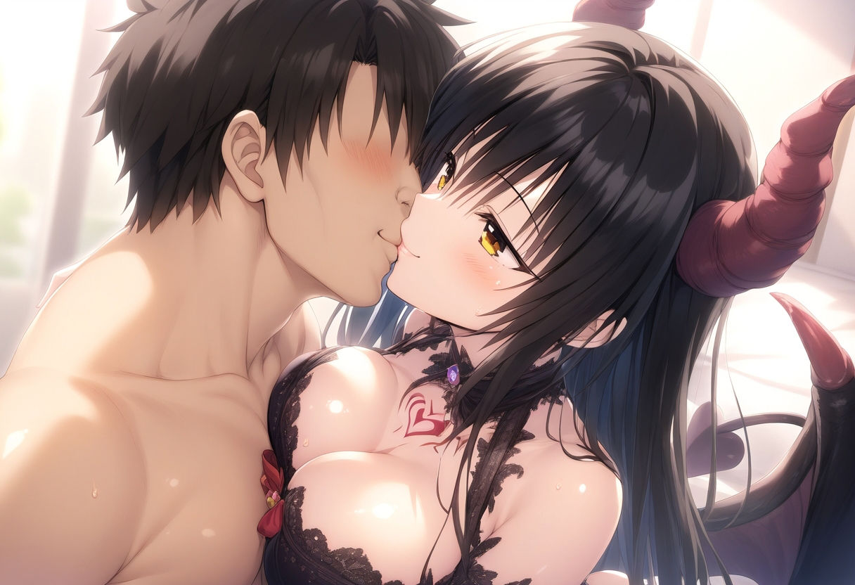 サンプル画像5:古〇川唯  サキュバスエッチ(タカーノ) [d_475034]