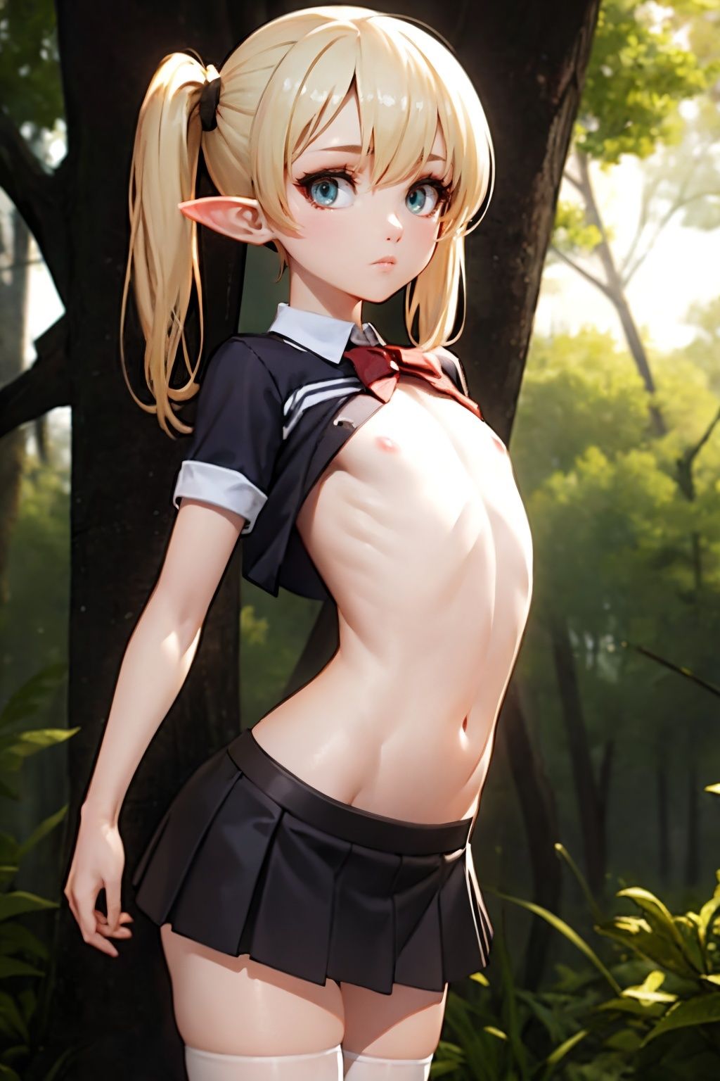 サンプル画像2:エルフの男の娘ミニCG集 5本セット 1 （Vol.1 – Vol.5）(Bokkemon) [d_475038]