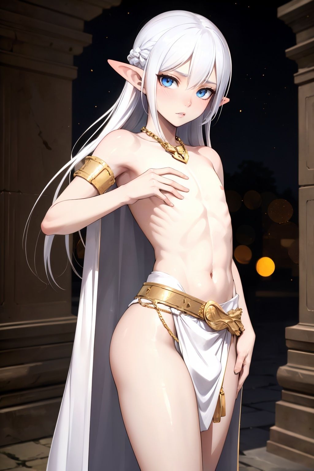 サンプル画像5:［Bokkemon］ エルフの男の娘ミニCG集 5本セット 2 （Vol.6 – Vol.10）(Bokkemon) [d_475042]