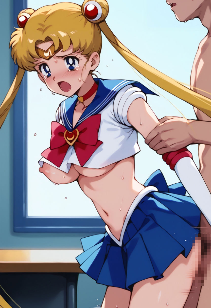 サンプル画像4:放課後ヒロインズ セーラームーン（月野うさぎ）(ヒロイン turbo type D) [d_475066]