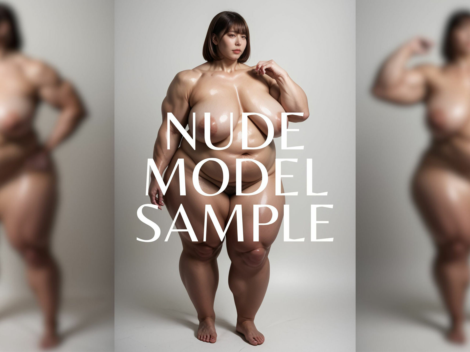 サンプル画像3:NIKUKAN NUDE MODEL_vol5_ガチムチ体型(肉感至上主義) [d_475131]