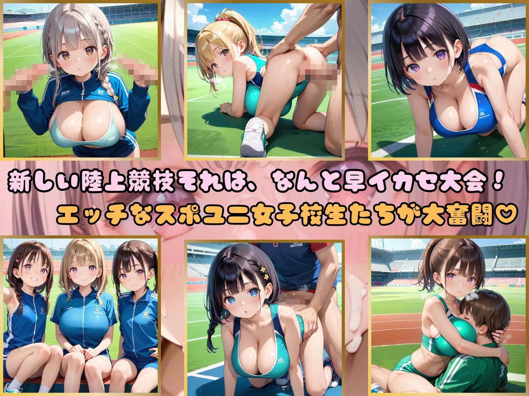 サンプル画像1:新・陸上競技！早イカセ大会！7【美麗CG228枚収録】(女神プロダクション) [d_475244]