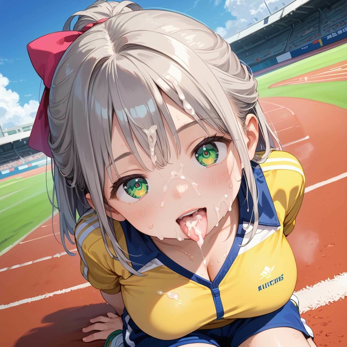 サンプル画像5:新・陸上競技！早イカセ大会！7【美麗CG228枚収録】(女神プロダクション) [d_475244]