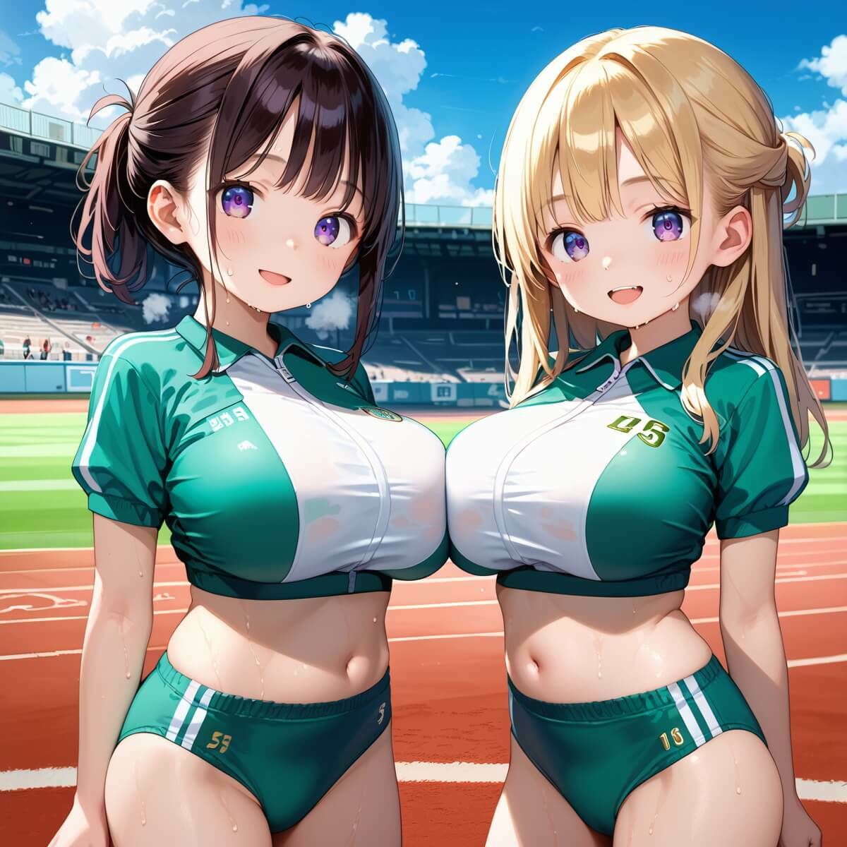 サンプル画像5:新・陸上競技！早イカセ大会！10【美麗CG228枚収録】(女神プロダクション) [d_475251]