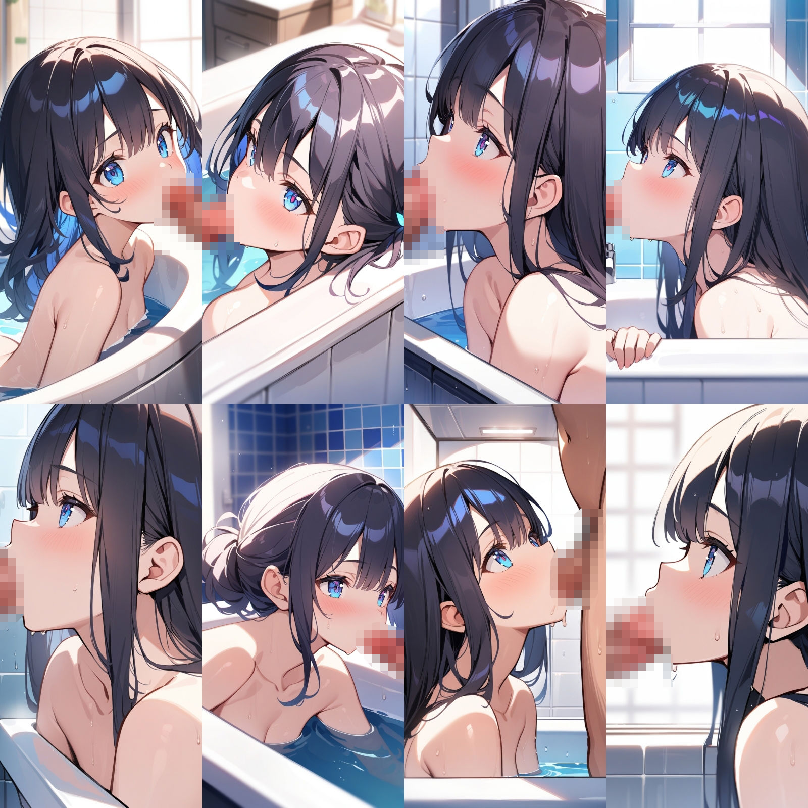 【禁断の関係】女子〇生のお姉ちゃんと一緒にお風呂【500枚】のサンプル画像 6