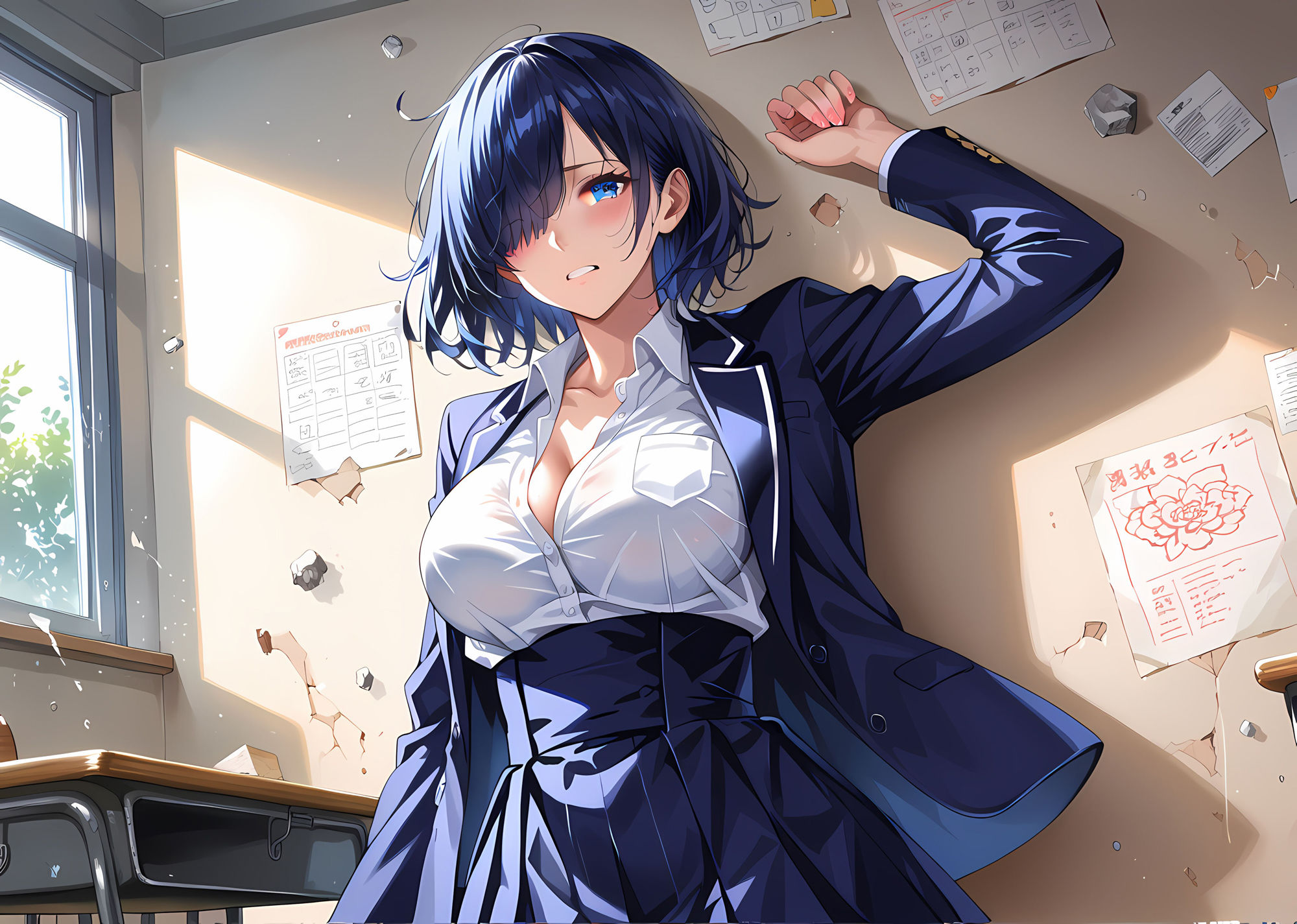 サンプル画像1:学校でオ◯ニーしてもいいよね？2(Ai Girls Labo) [d_475294]