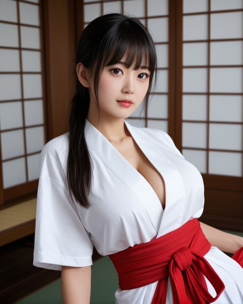 罰当たりな身体を持つ巫女さん特集のサンプル画像 6