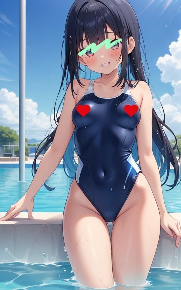 サンプル画像4:スク水のチクビがポチっとな？(天然アワビ) [d_475442]