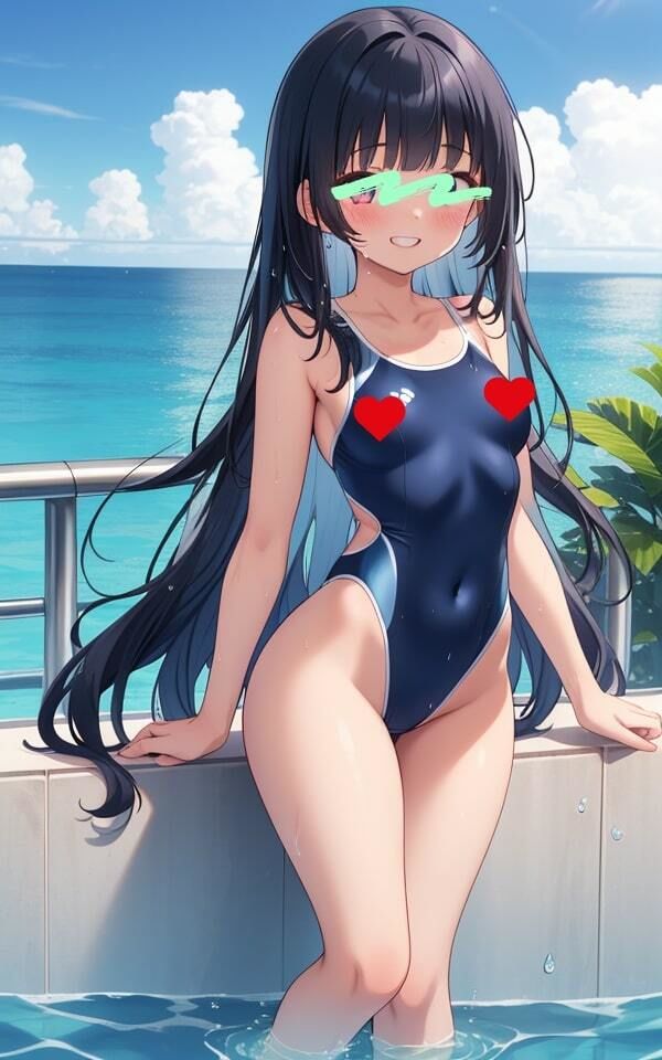 サンプル画像5:スク水のチクビがポチっとな？(天然アワビ) [d_475442]