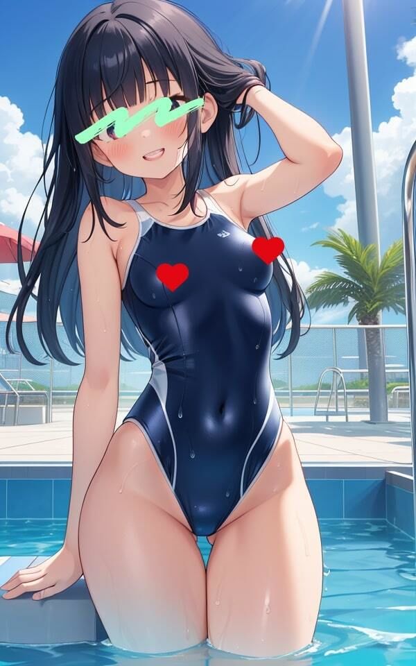 サンプル画像6:スク水のチクビがポチっとな？(天然アワビ) [d_475442]