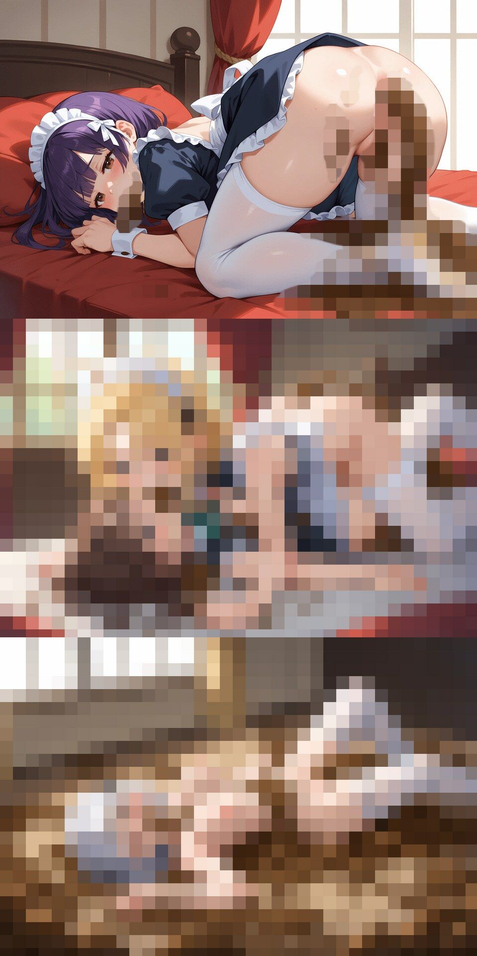 サンプル画像6:食糞スカトロアナルセックス【中年オヤジ×おっぱいメイド編】(裏性癖の館) [d_475491]