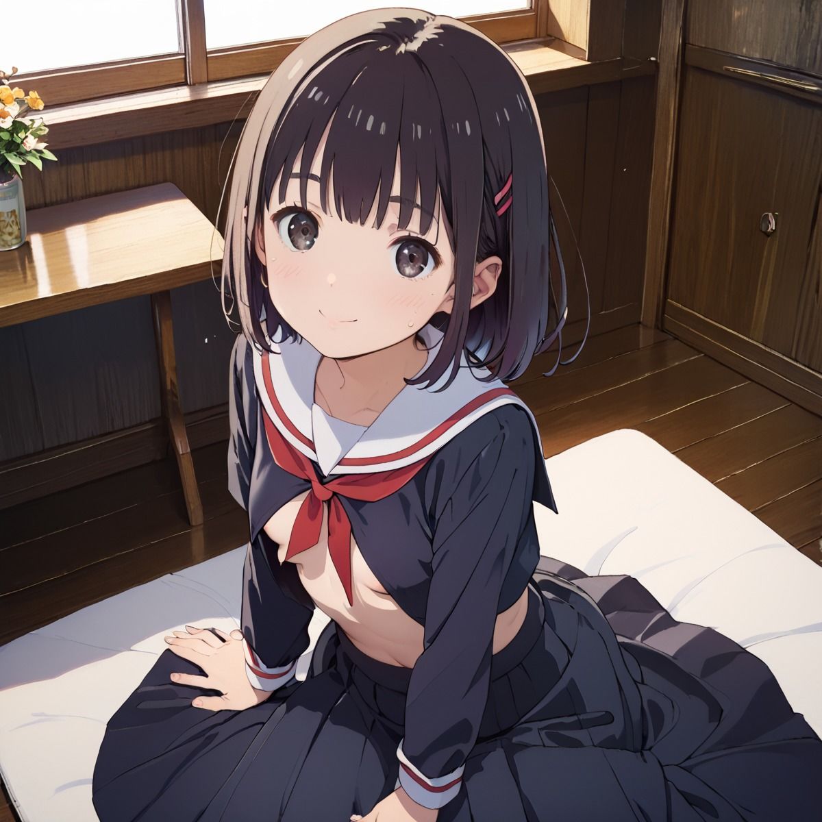 サンプル画像5:青春をかける少女のエロス＜黒髪ショート編＞(ふみふみねこ) [d_475520]