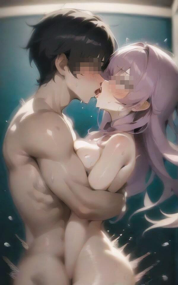 サンプル画像5:絡みつく舌と生で求め合う激しいSEXは蜜の味・・・！！！(ばいきんぐ) [d_475645]