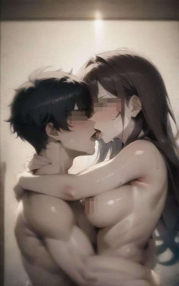 サンプル画像1:初恋のあいつと初めてキスして、そのままめちゃくちゃ愛し合い・・・！！！ガシガシ生交尾していたぼく。(スーパークラブ) [d_475655]