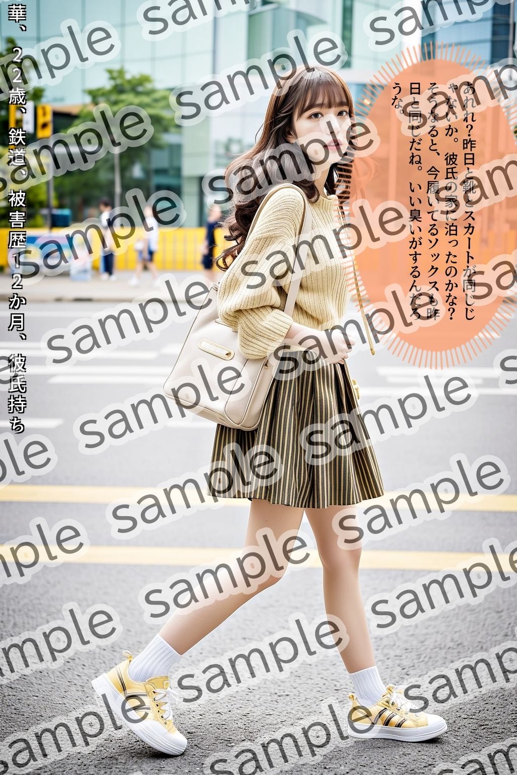 サンプル画像4:ストーカー盗撮〜スニーカーソックス編〜 vol.1(あらぶるま18＋) [d_475864]