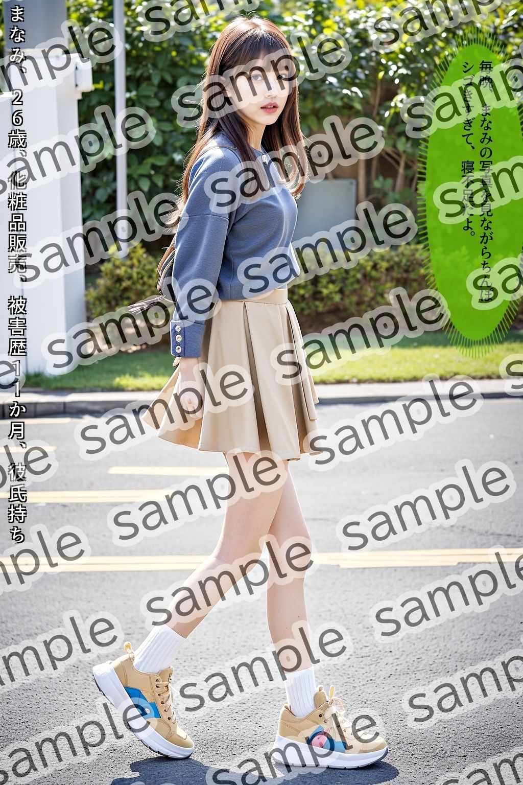 サンプル画像5:ストーカー盗撮〜スニーカーソックス編〜 vol.1(あらぶるま18＋) [d_475864]