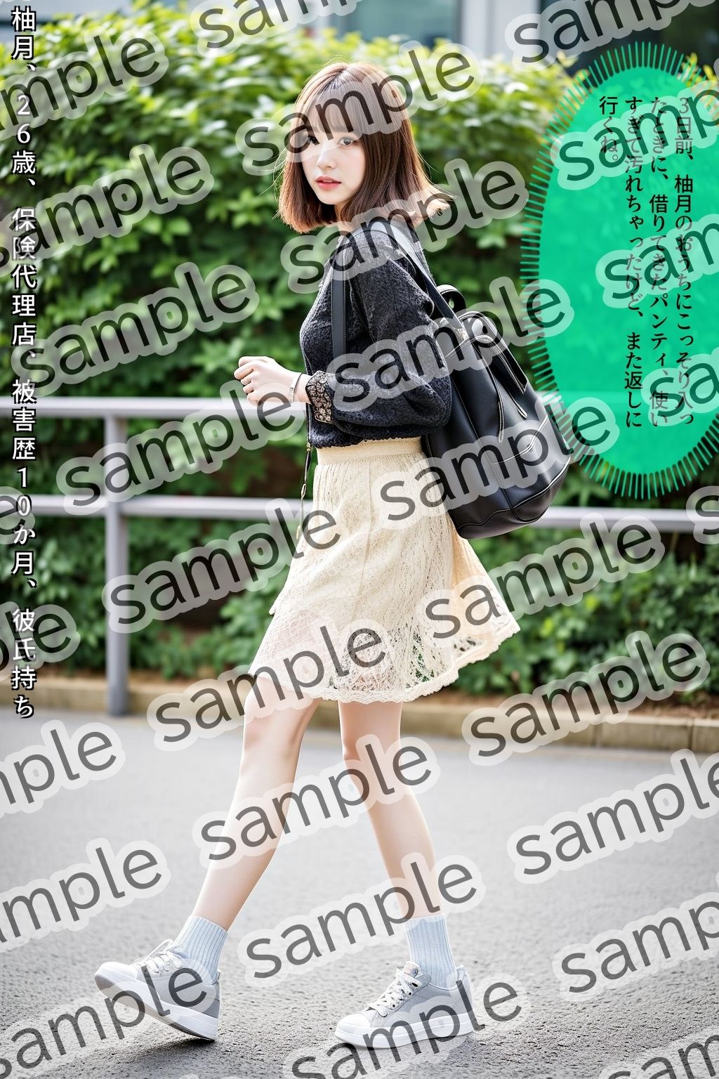 サンプル画像6:ストーカー盗撮〜スニーカーソックス編〜 vol.1(あらぶるま18＋) [d_475864]