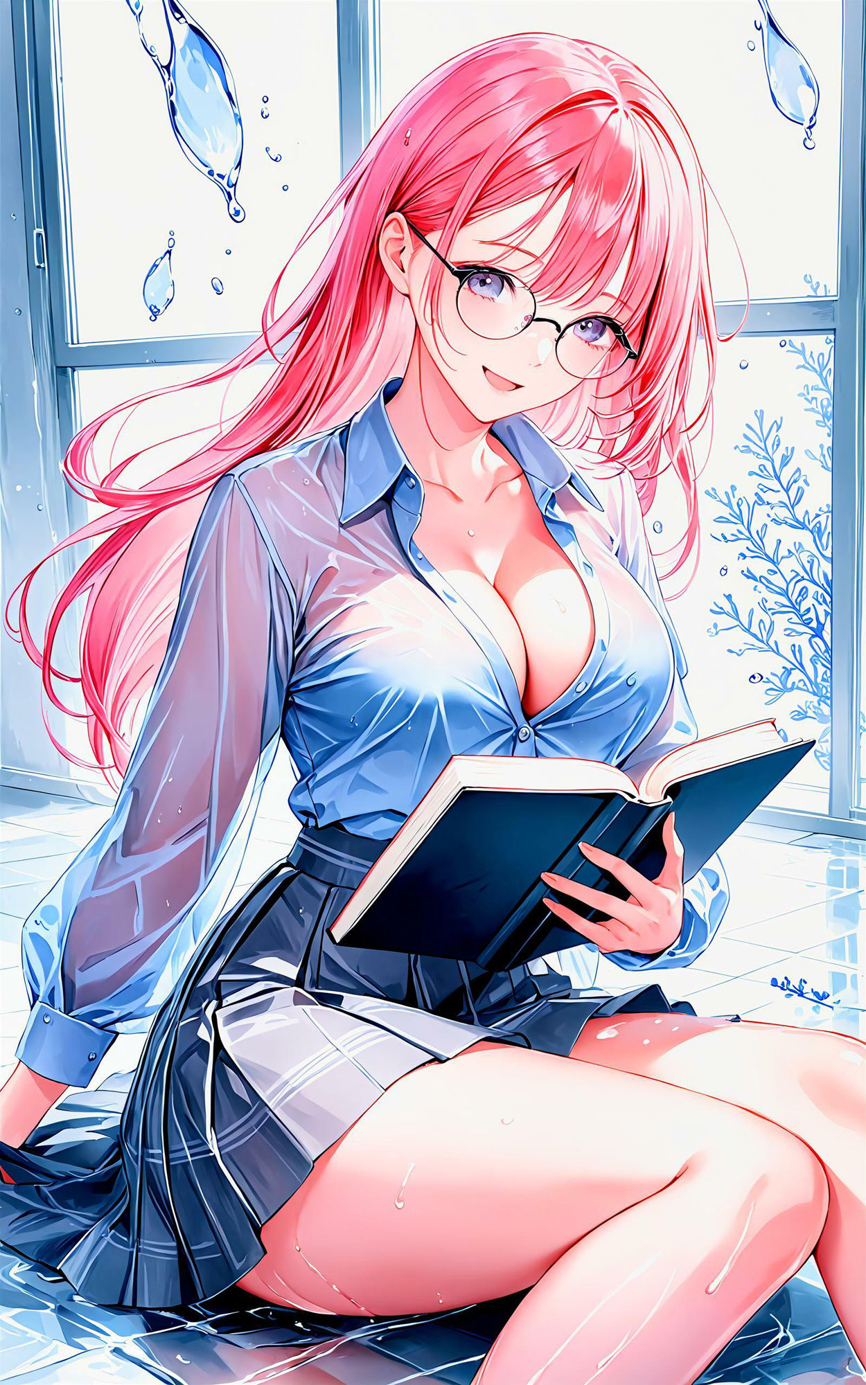 サンプル画像1:エチエチ女教師さん ドジっ子先生がえちえちすぎて成績がさがる件！ vol.1(AIエチエチ部) [d_475883]