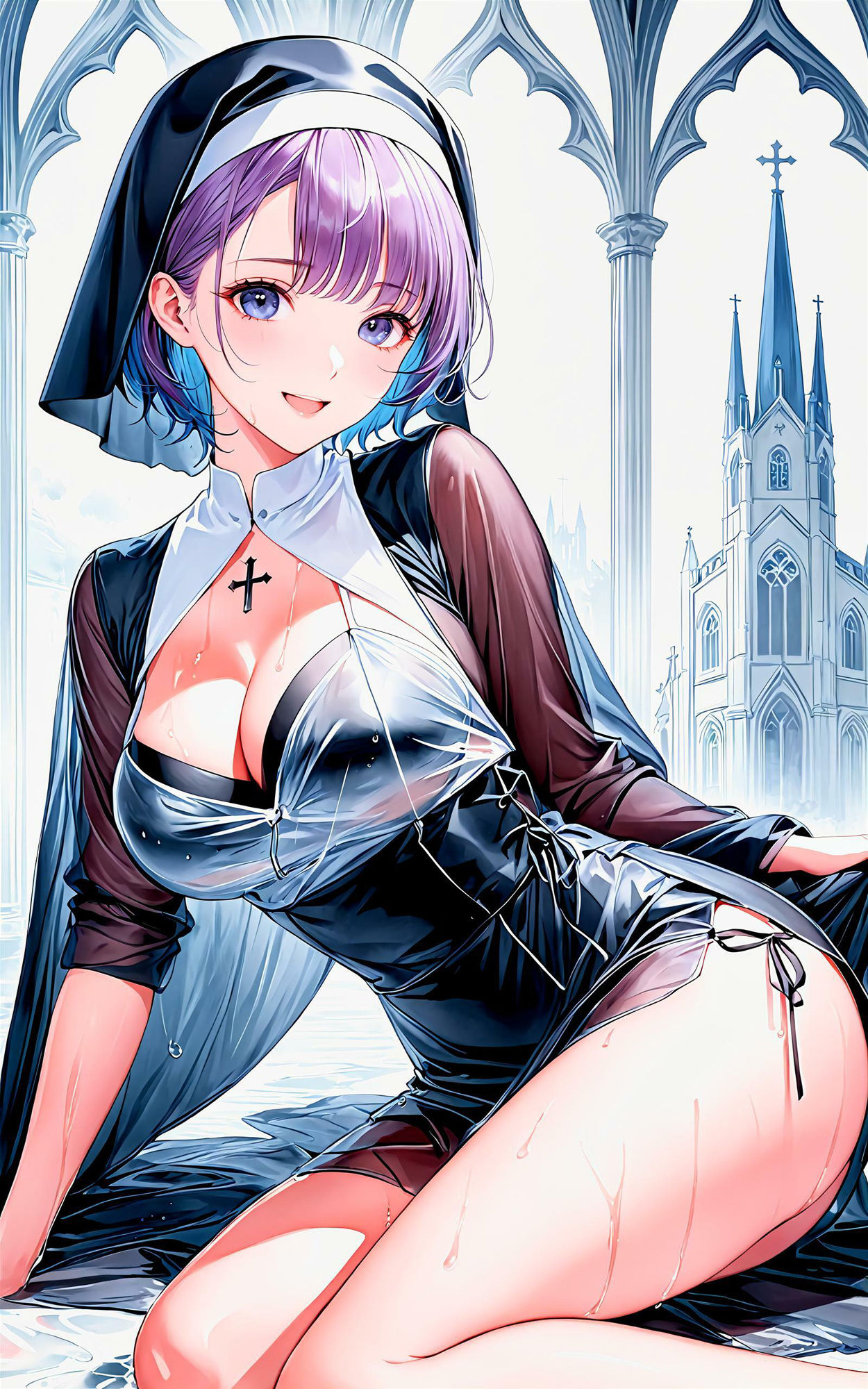 サンプル画像3:エチエチマリアさん こんなマリアさまなら全財産と魂を秒で売り渡すw vol.1(AIエチエチ部) [d_475885]