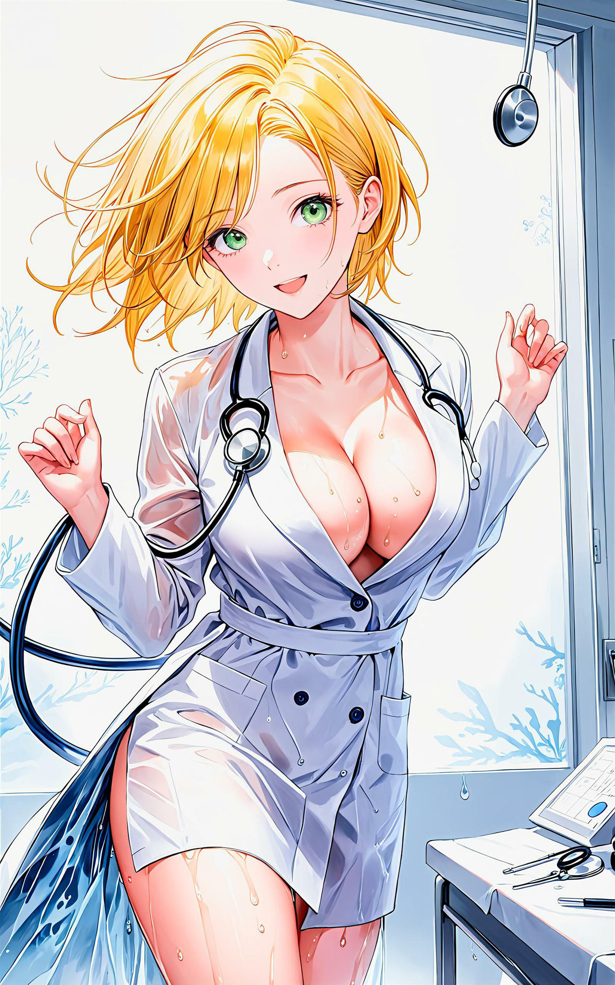 サンプル画像2:エチエチ女医さん 僕のすべてを診察して先生の奴●にしてくださいw vol.1(AIエチエチ部) [d_475887]