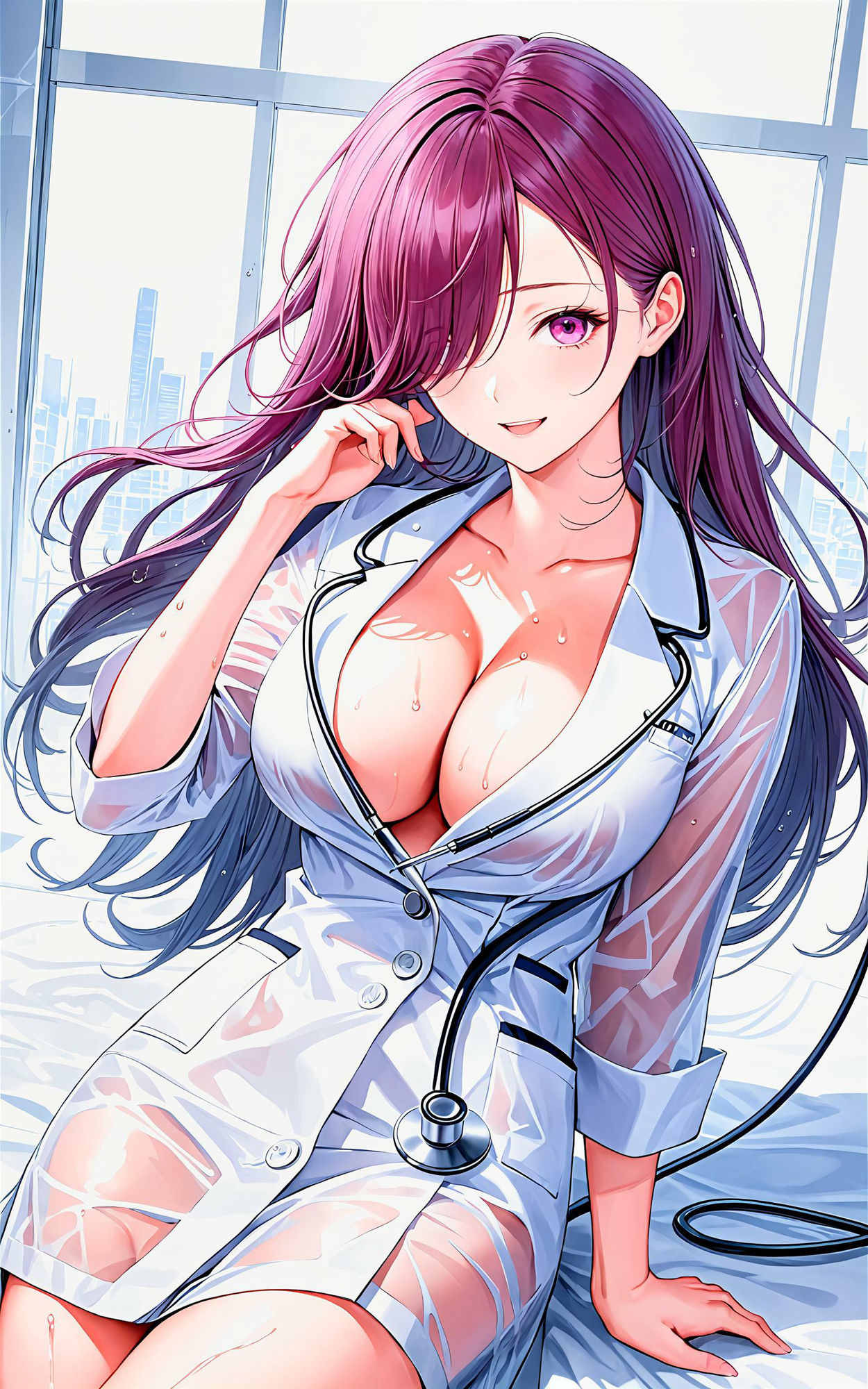 サンプル画像5:エチエチ女医さん 僕のすべてを診察して先生の奴●にしてくださいw vol.1(AIエチエチ部) [d_475887]