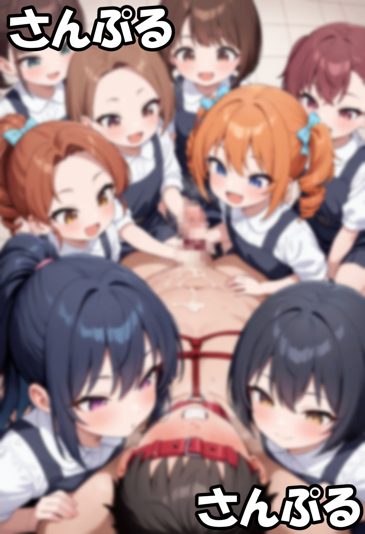 サンプル画像3:囲まれ・イジられ_2(あいぶれーく) [d_475930]